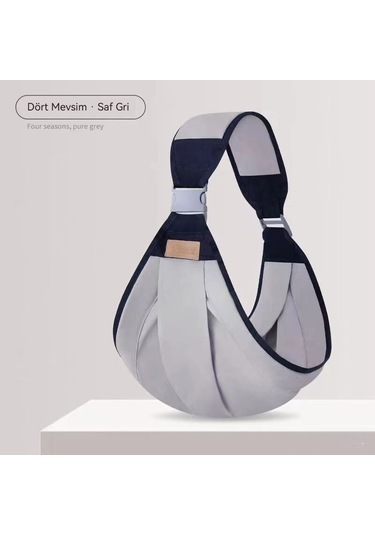 Jian Fan Yenidoğan Askıbebek Yatayönsarma Gri