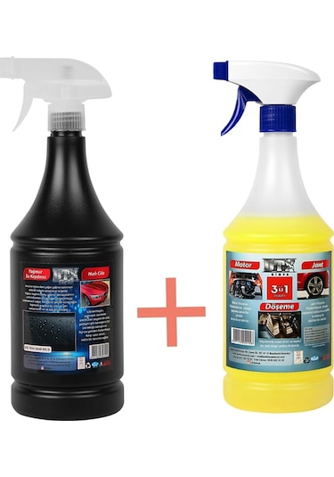 Dtx Kimya Hızlı Cila 1000ml & Döşeme Jant Ve Motor Temizleyici 1l