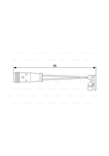 Mercedes Vito 109 Cdi 2.1 2003-2006 Bosch Arka Balata Fişi