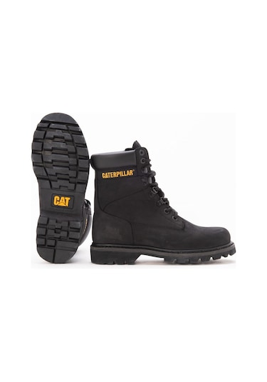 Caterpillar Cat Montana Kadın Deri Bot Siyah Siyah Nubuk
