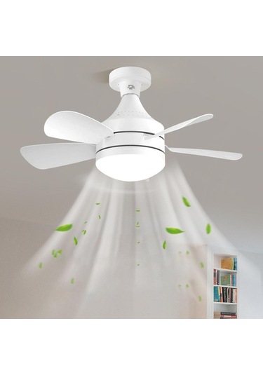 Trendooze Yatak Vantilatörü Tavan Suntek Restoran Odası Magideal Işıklı İçin Ev Hq Beyaz