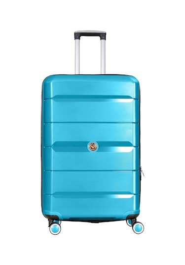 Npo Diamond Pp Polipropilen Büyük Boy Kırılmaz Valiz - Turkuaz