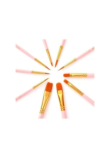 Willowhaven Zhuting 2'li Set, Multifonksiyonlu Mat Naylon Yün Suluboya Fırça, Yeşil, Sanbuyos, Ahşap Kalemlik, Metal Nozullu