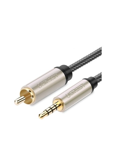 Ugreen 3,5 Mm - Rca Ses Kablosu Xiaomi Mi 1/2 Tv Dijital Spdıf Kablosu, Uzunluk: 2 M Siyah