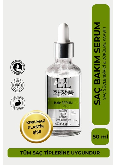 Lau Lau Dökülme Karşıtı Güçlendirici ve Besleyici Saç Bakım Serumu 50 ML