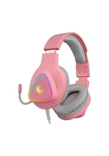 Rampage M7 MONCHER Pembe RGB Led USB 7.1 Gaming Mikrofonlu Oyuncu