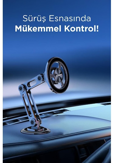 Torima Jx-052 Siyah Çok Amaçlı Manyetik Car Holder Araç İçi Telefon Tutucu Siyah