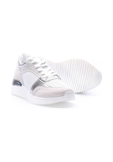 Fast Step Hakiki Deri Kadın Casual Ayakkabı 757za25041 Gümüş