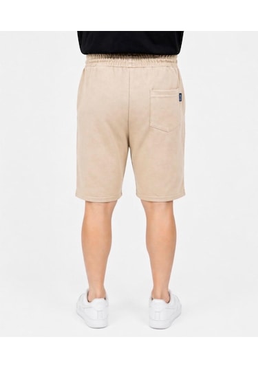 Axxel Erkek Bej Alt Bermuda-b4900