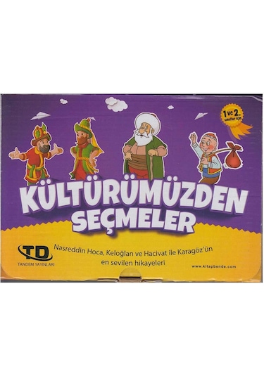 1.ve 2. Sınıflar için Kültürümüzden Seçmeler Hikaye Seti 20 Kitap