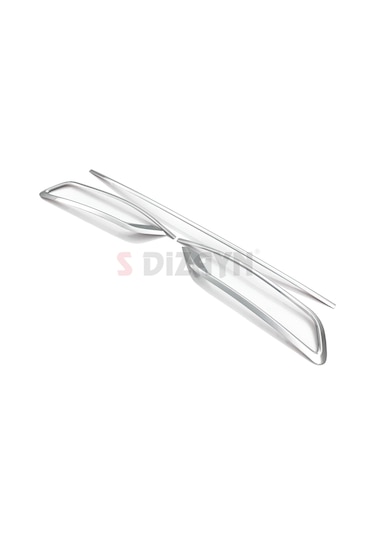 S-Dizayn Vw Passat B8.5 Krom Egzoz Görünümü Difüzör Çıtası 3 Parç