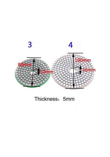Sones Mermer Granit Fayans Taşlama Parçası 80mm100mm Yumuşak Taşlama Parçası Su Değirmeni Taşı Parlatma