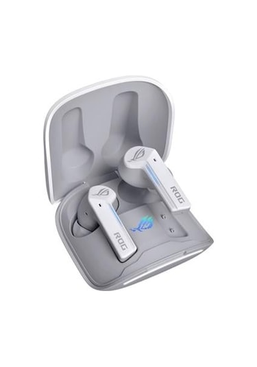 Asus Rog Cetra True Wıreless Düşük Gecikme Wıreless Bağlantı Anc Özelliği 27 Saate Kadar Pil Ömrü Ipx4 Su Geçirmez Armoury Crate İle Ekolayzer Vırtual 7.1 Özellikli Kulakiçi Kulaklık Beyaz