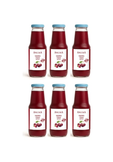 Ancora Sıkma Vişne Suyu 1 Lt X 6 Adet