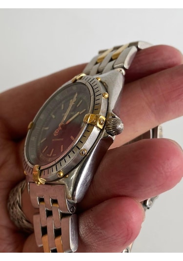 Breitling Antares 40mm Altın Çelik Kordon Erkek Kol Saati B10047