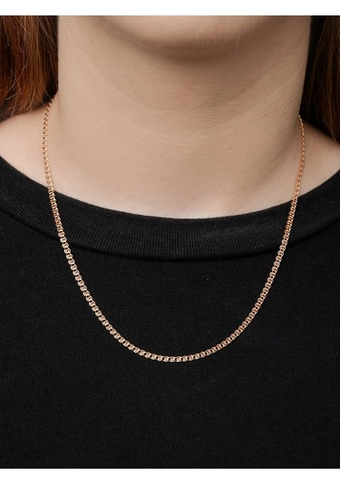 Voznesenskij Uvelirnyj Zavod Lav 925 Ayar Altın Kaplama Gümüş Boyun Zinciri 251196319 Altın