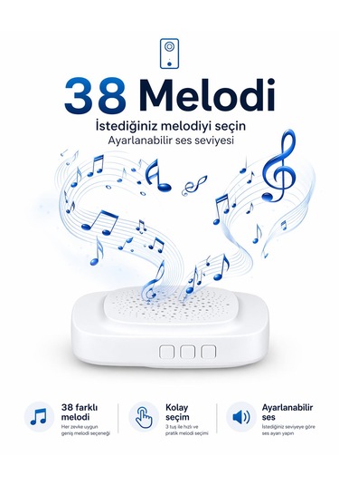Akıllı Kablosuz Güvenlik Kapı Zili Kızılötesi Gece Görüş Modu Hd 1080p Kapı Zili Kamera Hareket Algılama