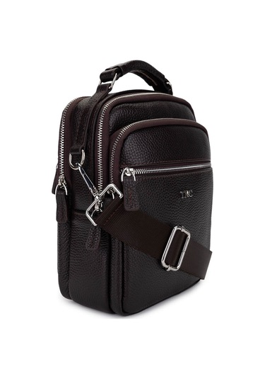 Tamer Tanca Erkek Hakiki Deri Kahverengi El Çantası 1012 2018 Erk Cnt Sk25-26 Kahve Fltr Kahverengi