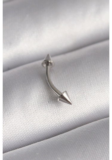 Gümüş Renk Çivi Model Piercing - Ebj241123w29515 Diğer