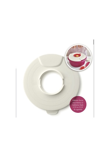 Tupperware Miksim Serisi Sıçratmaz Kapak 1.2Lt Ve 3.5Lt Uyumlu Es
