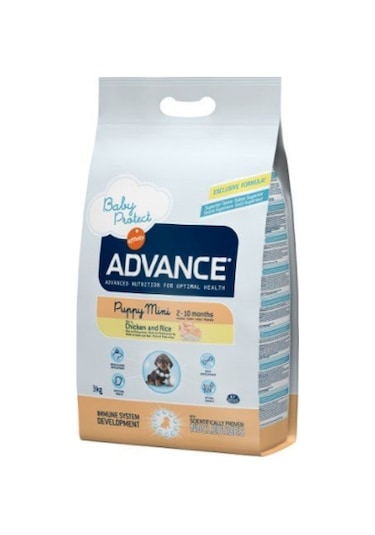 Advance Puppy Tavuklu ve Pirinçli Küçük Irk Yavru Köpek Maması 3 KG