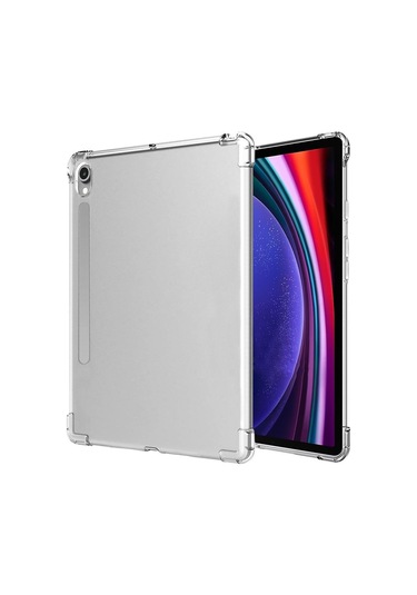 Samsung Galaxy Uyumlu Tab S8/s9/s9 Fe Kılıf Anti Şeffaf Silikon Arka Kapak Arka Kapak