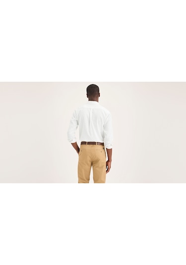 Dockers Slım Orıgınal Shırt Undyed Lınen Erkek Beyaz Gömlek - A1114