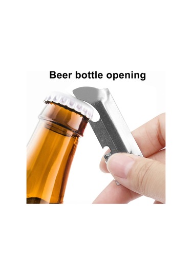 Cilalı Paslanmaz Çelik Konserve Açacağı Katlanabilir Gümüş