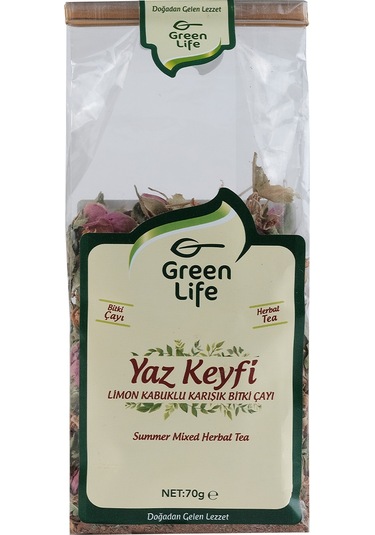 Green Life Yaz Keyfi Limonlu Karışık Bitki Çayı 70 G