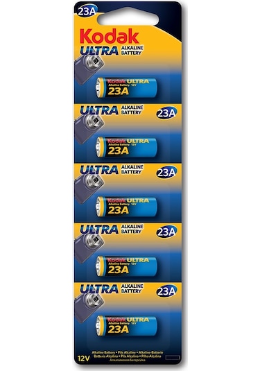 Kodak Ultra 23A 12V Alkalin Pil 5'li