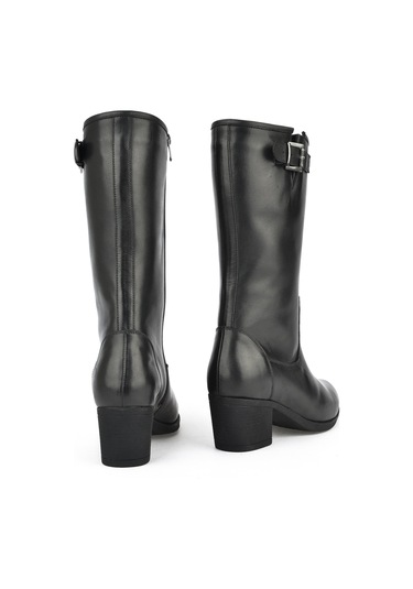 Ziya, Kadın Hakiki Deri Çizme 14319z88082 Siyah 14319z88082 000 Siyah