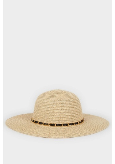 DeFacto Kadın Hasır Şapka M8833AZ25SMBG112 Bej