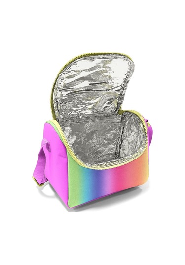 Coral High Thermo Beslenme Çantası - Kız Çocuk, Lacivert Mavi Çizgi Desenli Çok Renkli