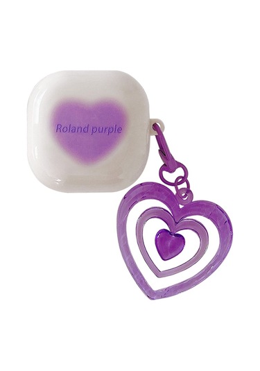 Samsung Galaxy Buds 2 - Buds Pro - Buds 2 Pro Uyumlu Kalpli Kılıf Lila