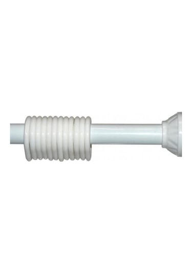 Prado Banyo Perde Askısı, Banyo Borusu 123 - 200cm Beyaz