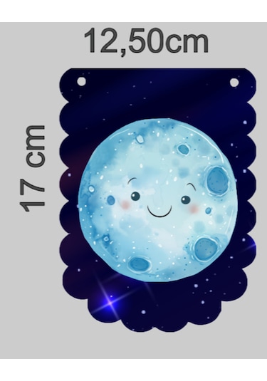 Uzay Temalı 3 Lü Set One 1 Yaş Doğum Günü Süsü
