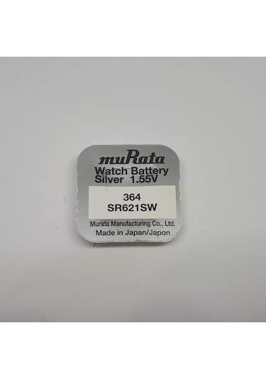 Murata-Sony 364 SR621SW 1,55V Saat Pili 10'lu Paket