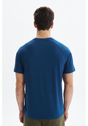 Arma Erkek Regular Fit Basic Reglan Kollu Süprem Bisiklet Yaka Tişört Y29344472202 İndigo