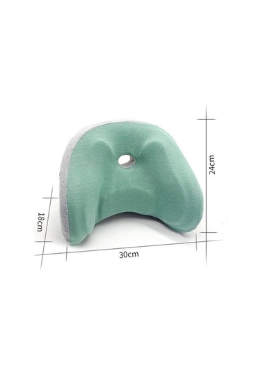 Wondernest Çocuk Araba Kafa Yastığı, U Tipi Bellek Pamuk Boyun Yastık, Seyahat Uyku İçin, Ayarlanabilir, Matcha Yeşili