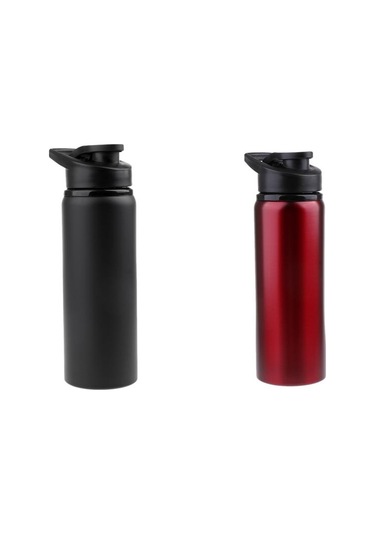 Suntek Taşınabilir 700ml Açık Spor Bisiklet Su Şişesi Kırmızı