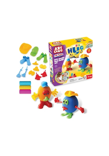 İnsan Figürü Oyun Hamur Seti 150 Gr. - Oyun Hamuru Seti - Hamur Setleri - Hamur Kalıpları Renkli