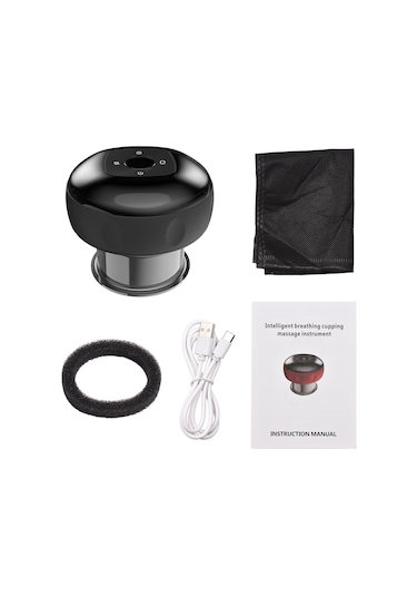 Maiyame Usb Şarjlı 6 Seviye Isıtmalı Elektrikli Vakum Kan Grubu Cihazı - Akıllı Pijama Masajı, Vücut Şekillendirme Ve Fizyoterapi Aleti 3 Renk Seçenekli Çok Renkli