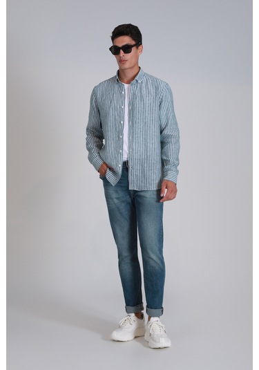 Lufian Louıs Smart Jean Erkek Pantolon Slim Fit Mavi Mavi 111200156100300 Mavi