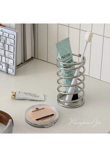 Maoyaya Paslanmaz Çelik Diş Fırçası Tutucu Güzel Tasarım Metal Banyo Aksesuarları Çok Renkli Çok Renkli