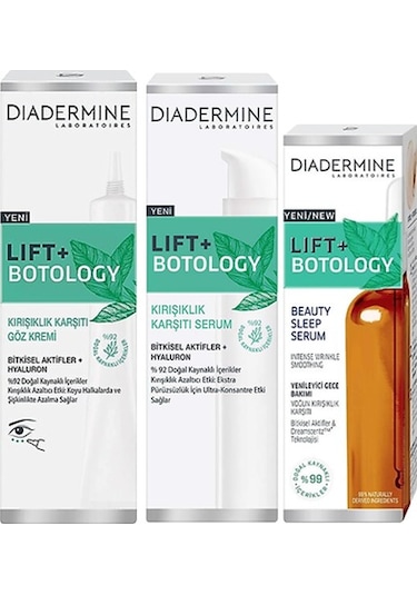 Diadermine Botology Gündüz Serumu + Gece Serumu + Göz Kremi