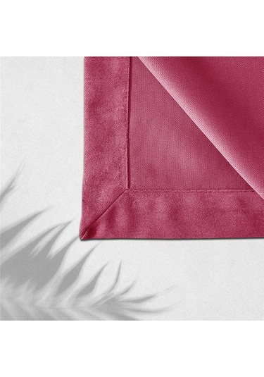 6'lı Kadife Dokulu Servis Peçetesi Fuşya