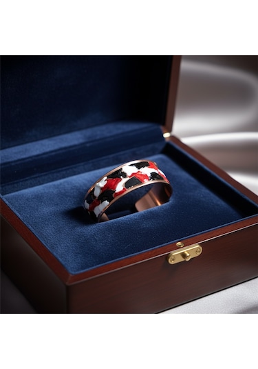 Flame Enamel Bakır Takı Seti Çok Renkli