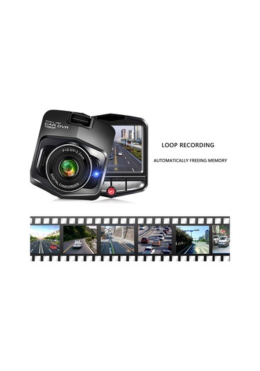 Xindoker Araba Sürücü Kaydedici 1080p Fhd 170 Geniş Açı 2.0" Lcd G-sensor Akıllı Döngü Kayıt Kamera