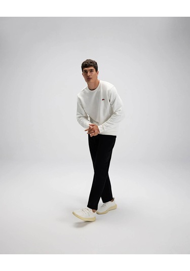 Ellesse Beyaz Erkek Sweatshirt Em579 Beyaz