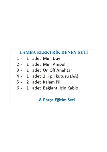 Lamba Elektrik Deney Seti